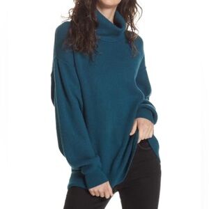 Free People Ribbed Turtleneck Sweater Size XS TP